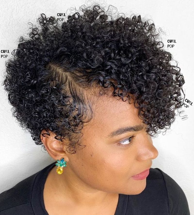 Tapered Natural Curls