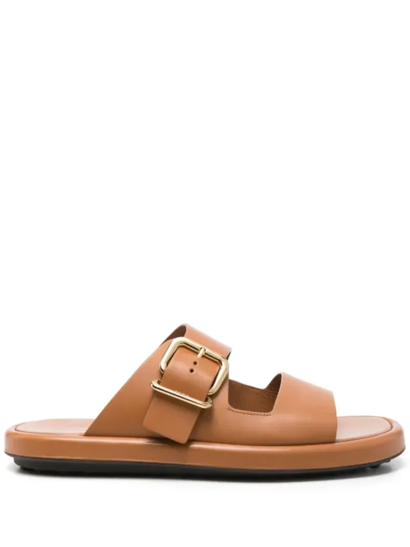 Tod’s Leather Slide Sandals