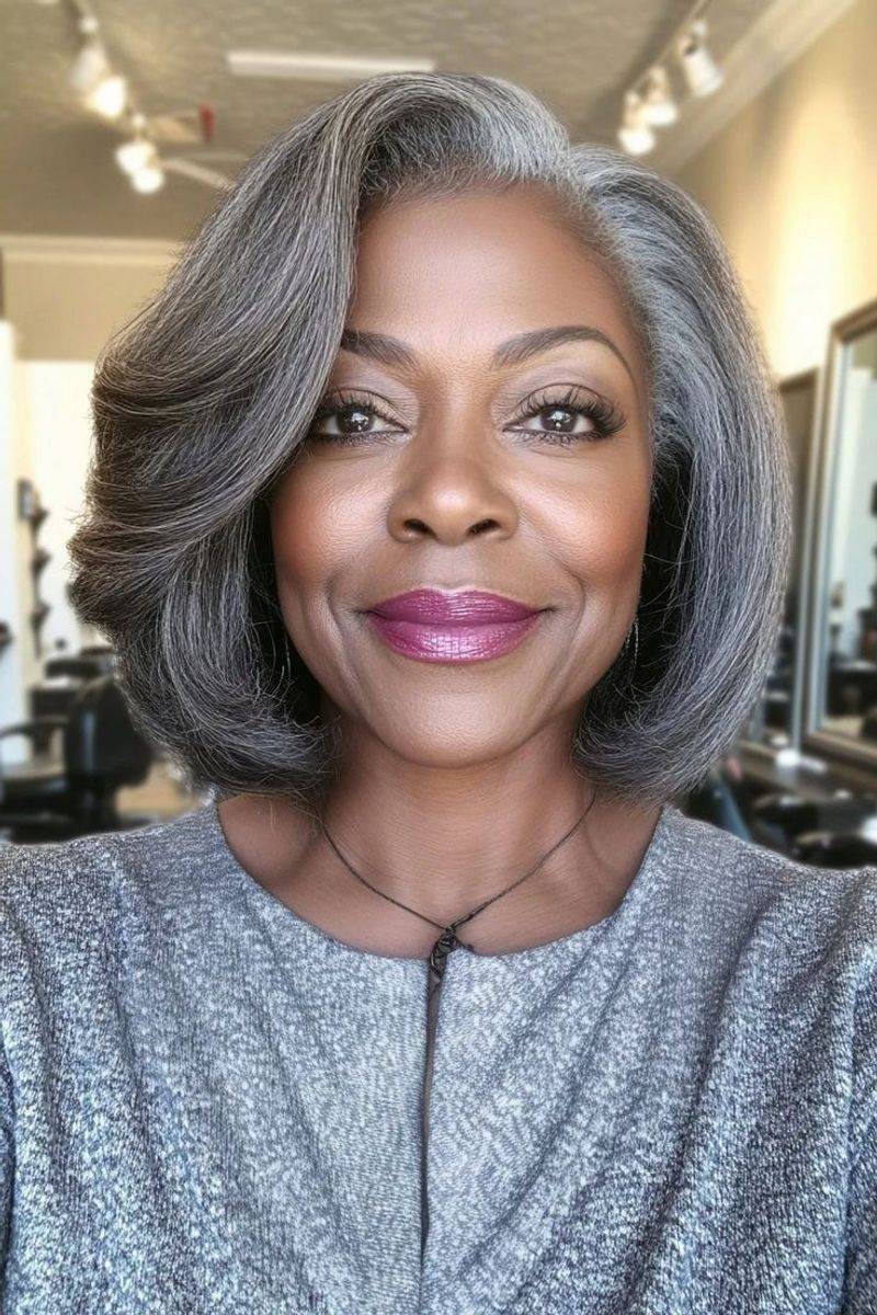 Silk Press Bob