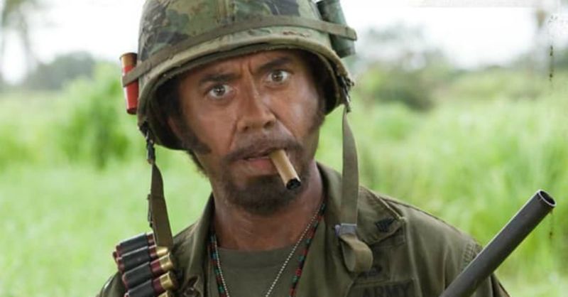 Robert Downey Jr. in Tropic Thunder