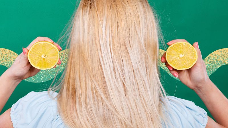 Lemon Juice for Natural Highlights