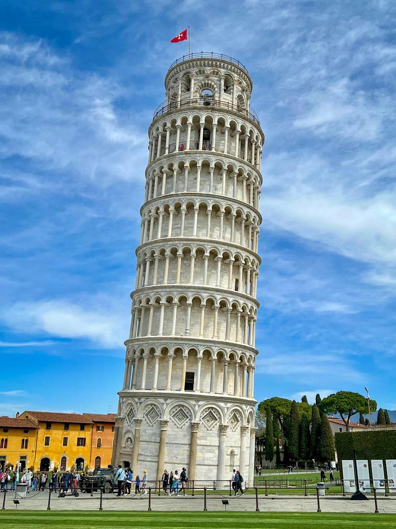 Taking Photos at the Leaning Tower of Pisa
