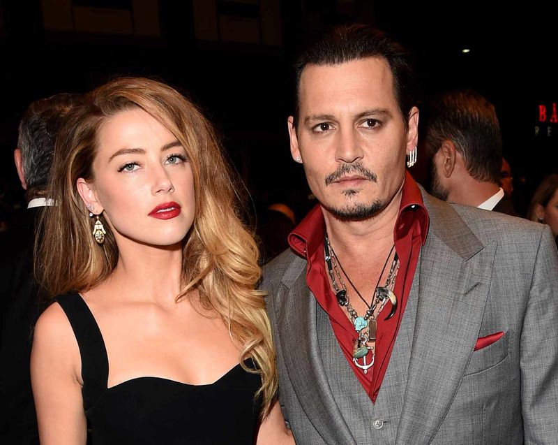 Amber Heard and Johnny Depp (and vice versa)