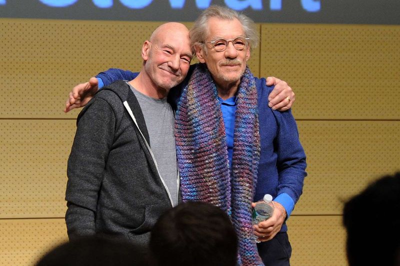 Ian McKellen and Patrick Stewart