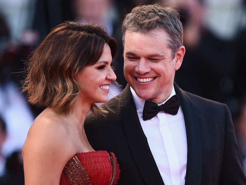 Matt Damon & Luciana Barroso