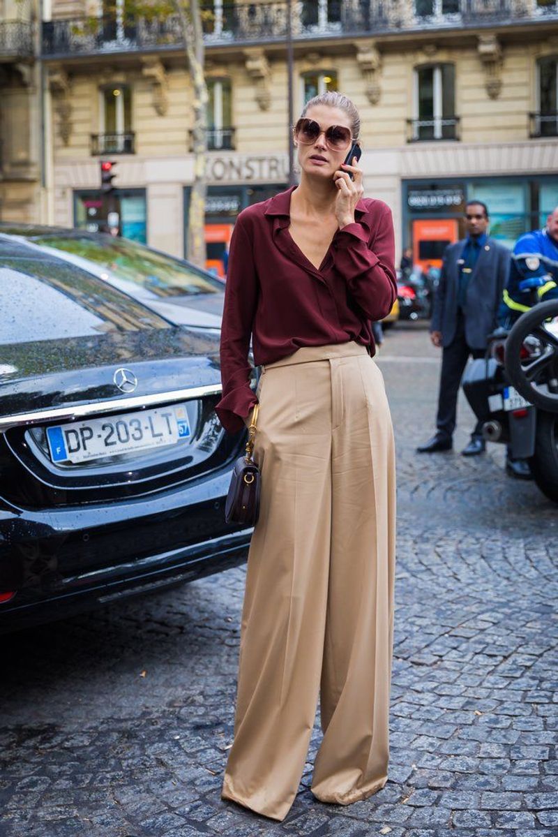 Relaxed Palazzo Pants