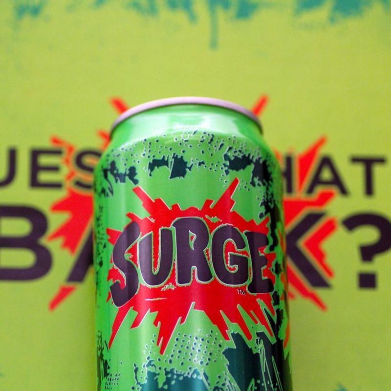 Sipping on Surge, Crystal Pepsi, or Clearly Canadian