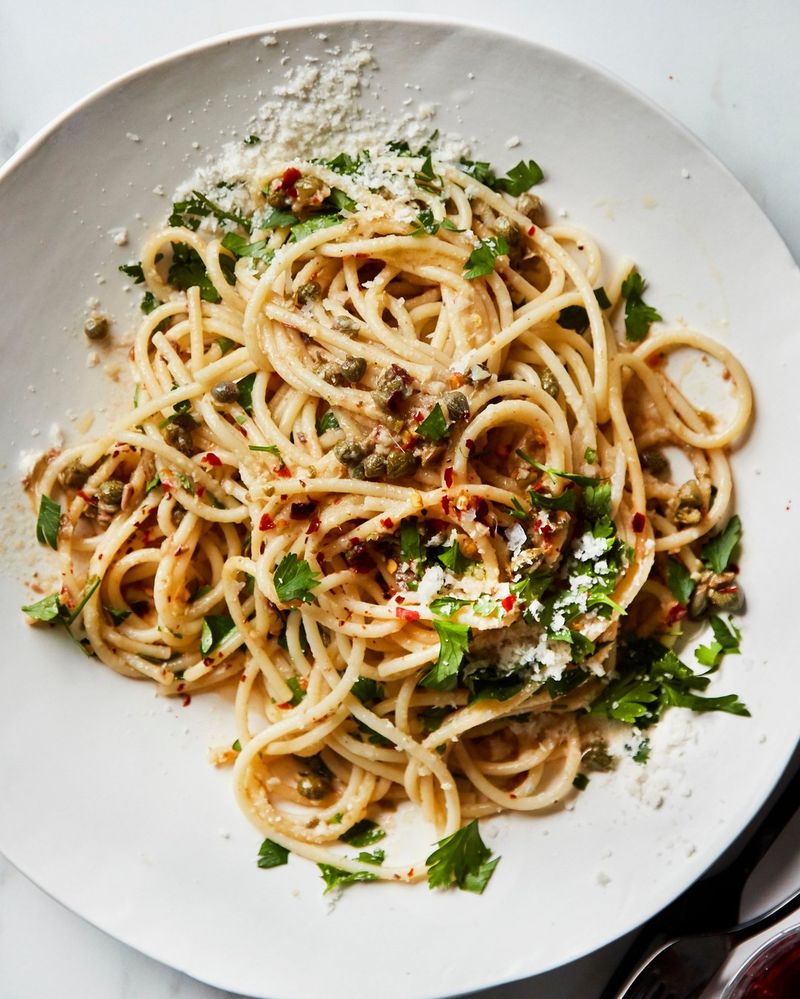 Garlic Olive Oil Pasta
