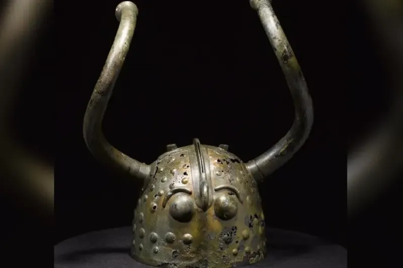 Vikings wore horned helmets.