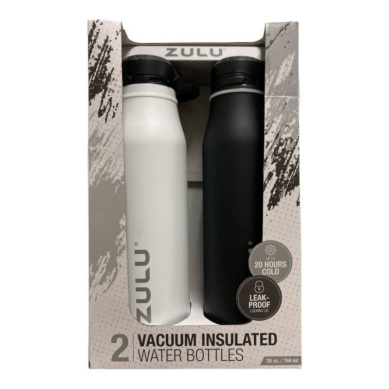 ZULU Insulated Water Bottles (2-Pack) – $19.98