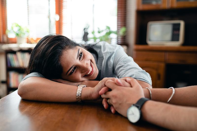 She Smiles Just for Him
