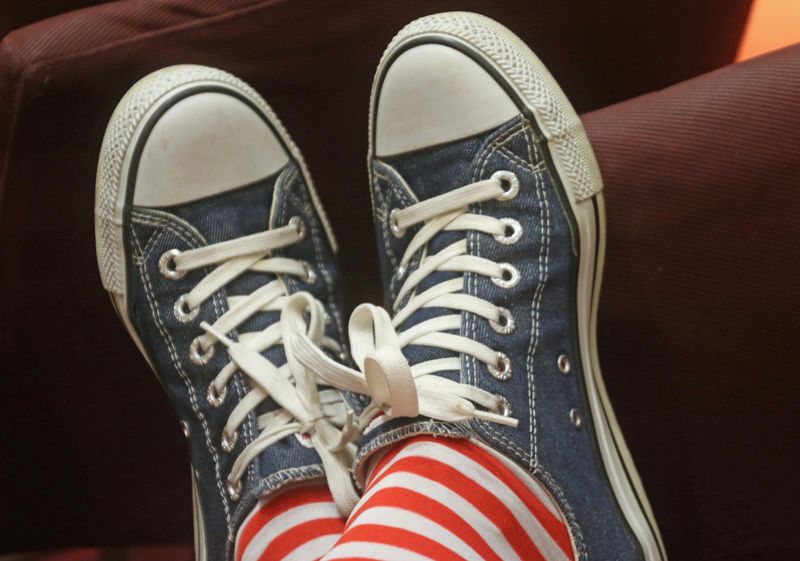 Socks That Don't Match the Outfit
