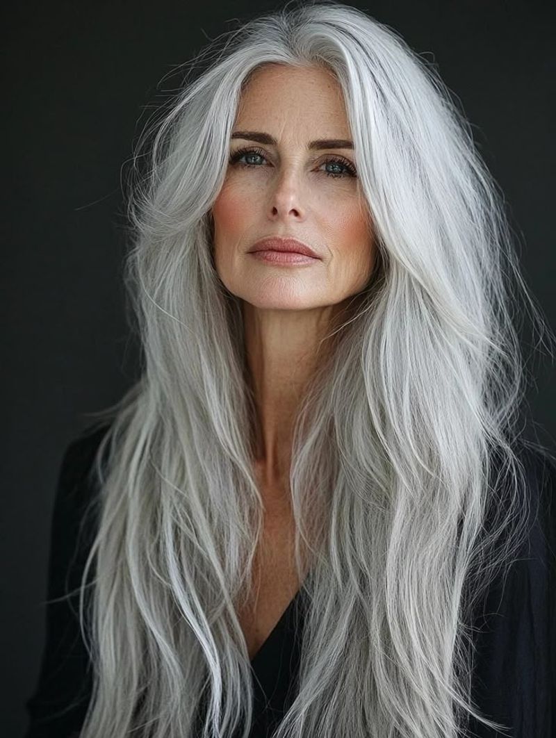 Blended Long Layers with Volume at the Crown