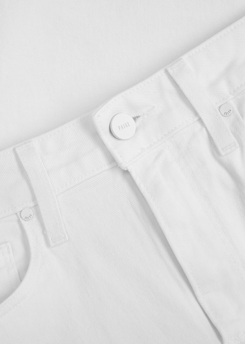 Paige Cindy Slim-Fit White Jeans