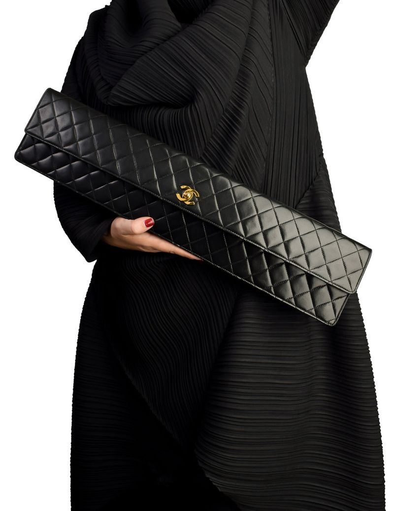 Chanel Elongated Classic Flap Clutch