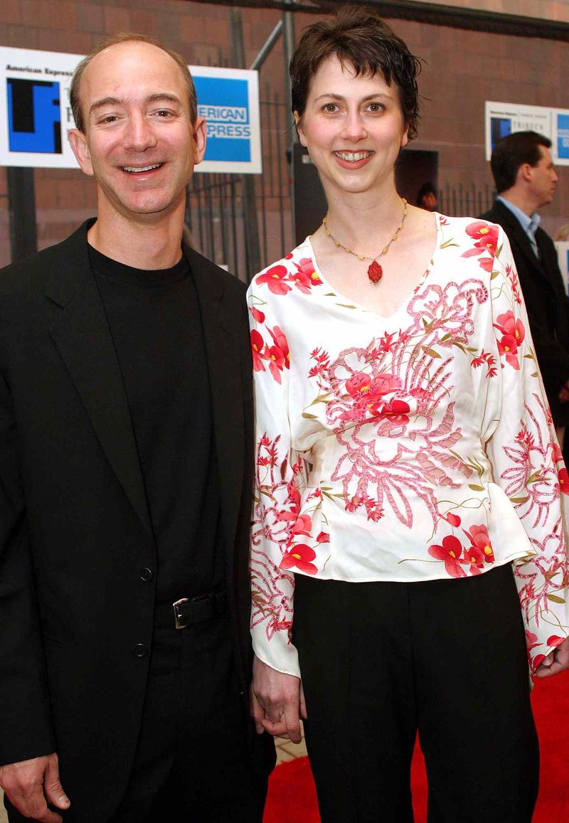Jeff Bezos and MacKenzie Scott