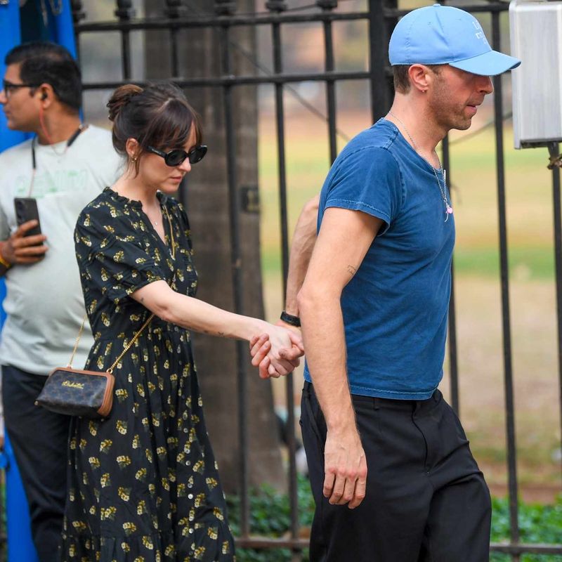 June: Dakota Johnson & Chris Martin