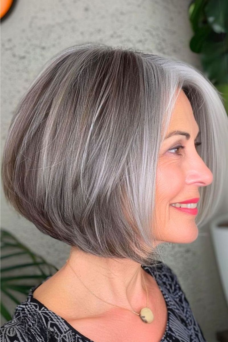 Graduated Bob with Volume at the Crown