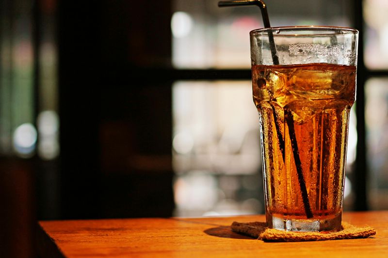 Sweetened iced tea and bottled tea drinks