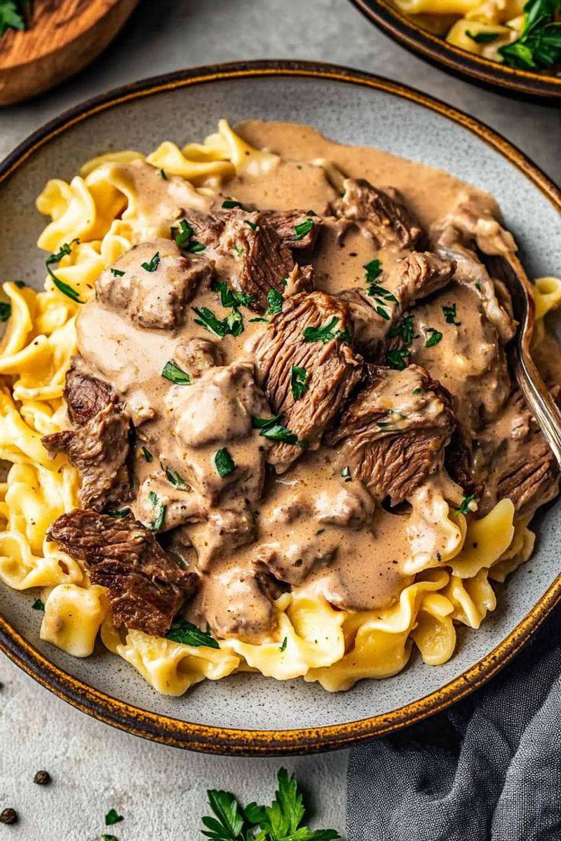 Beef Stroganoff