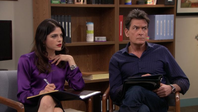Charlie Sheen & Selma Blair