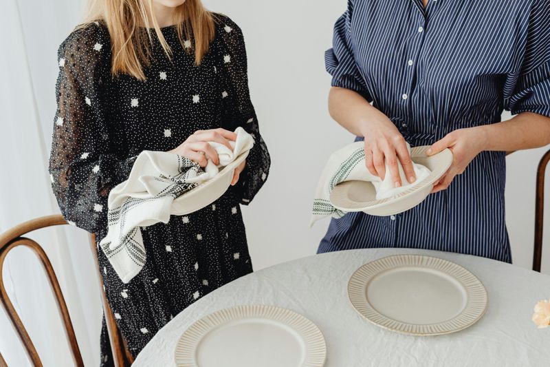 Cleaning up in someone else's home
