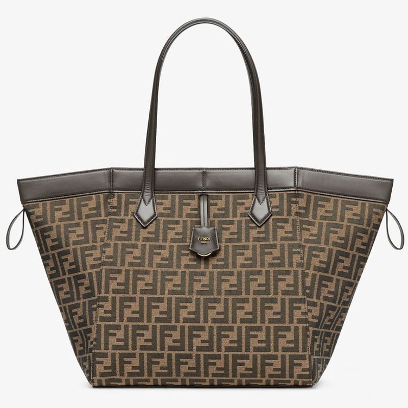 Fendi Large Origami Leather Tote Bag