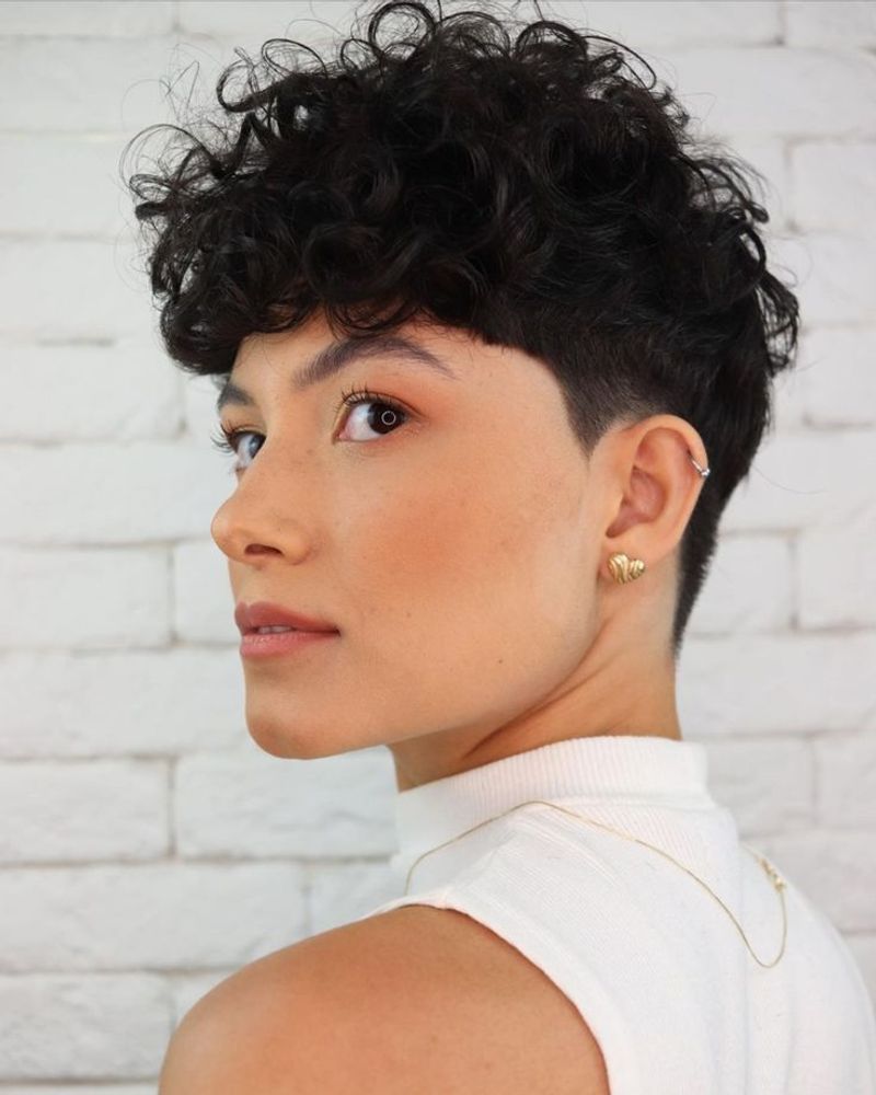 Curly Pixie Cut