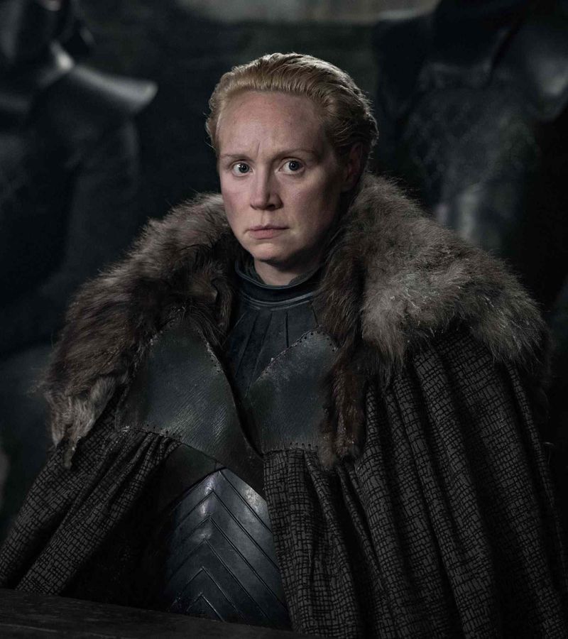 Gwendoline Christie as Brienne of Tarth
