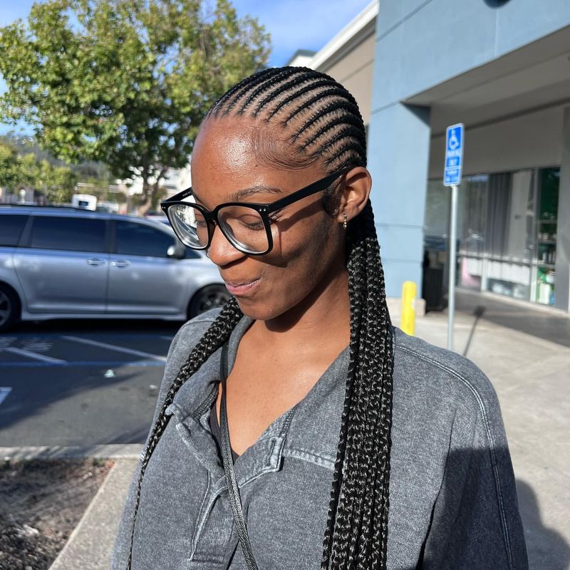 Straight Back Cornrow Braids