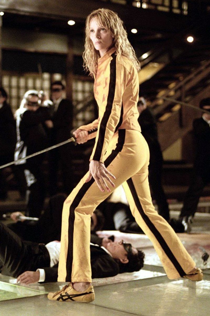 Uma Thurman – Yellow Tracksuit