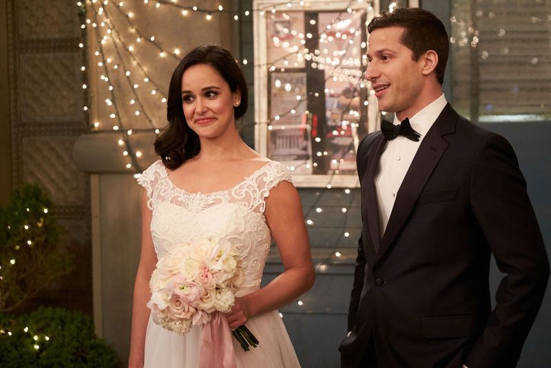 Andy Samberg and Melissa Fumero — Brooklyn Nine-Nine