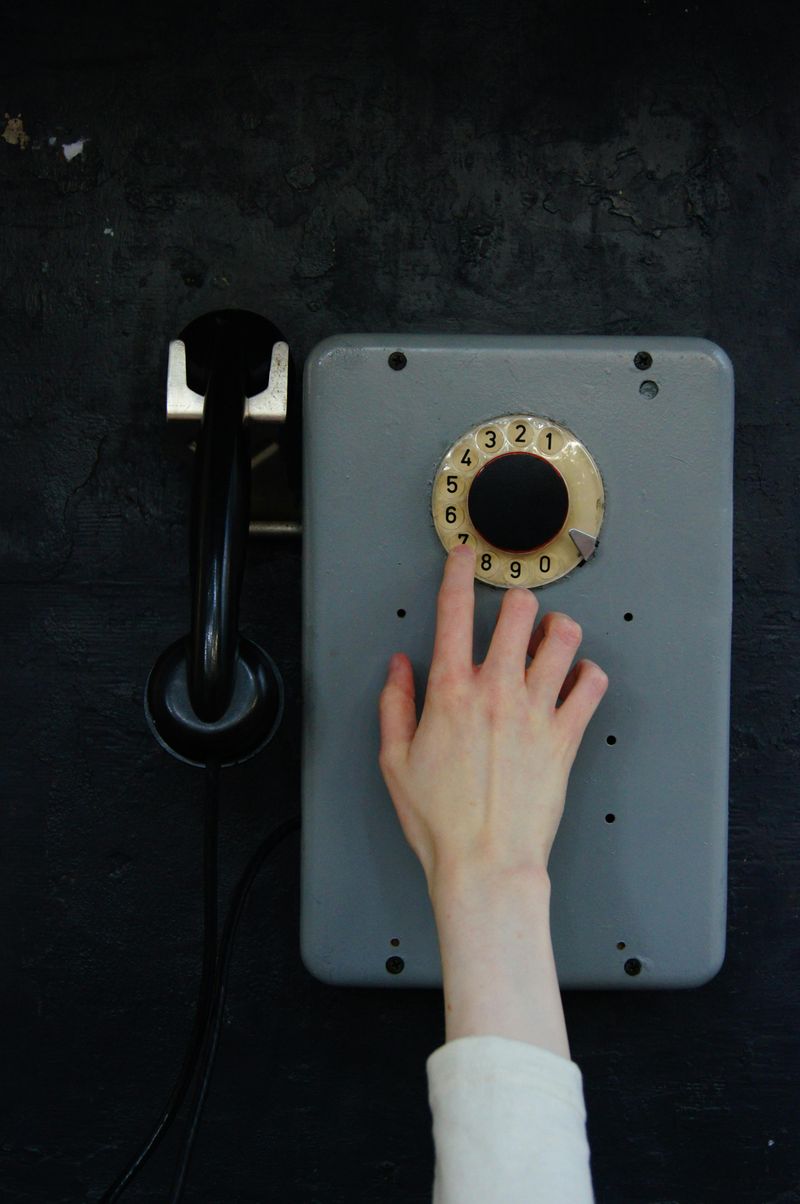 The Dial Clicks of a Rotary Phone