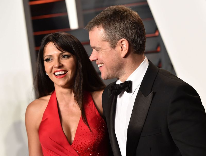 Matt and Luciana Damon