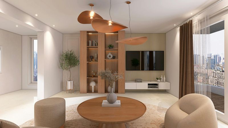 Round Coffee Table for Gathering