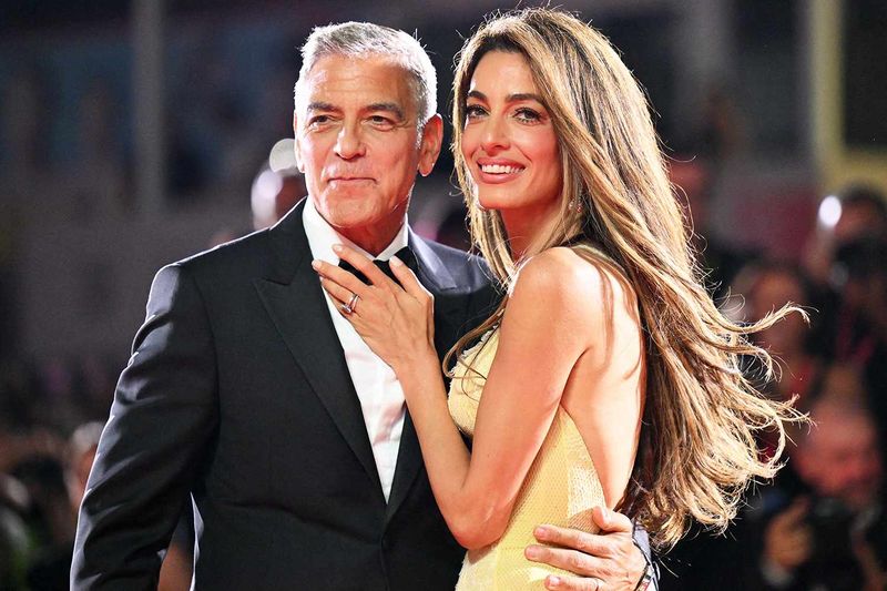 George Clooney & Amal Clooney — 17-year age gap