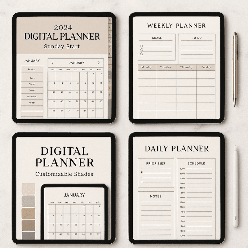Digital Planners and Templates