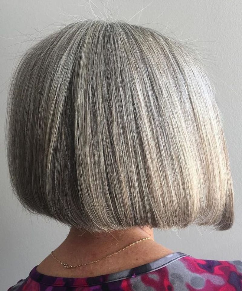 Chin-Length Blunt Bob