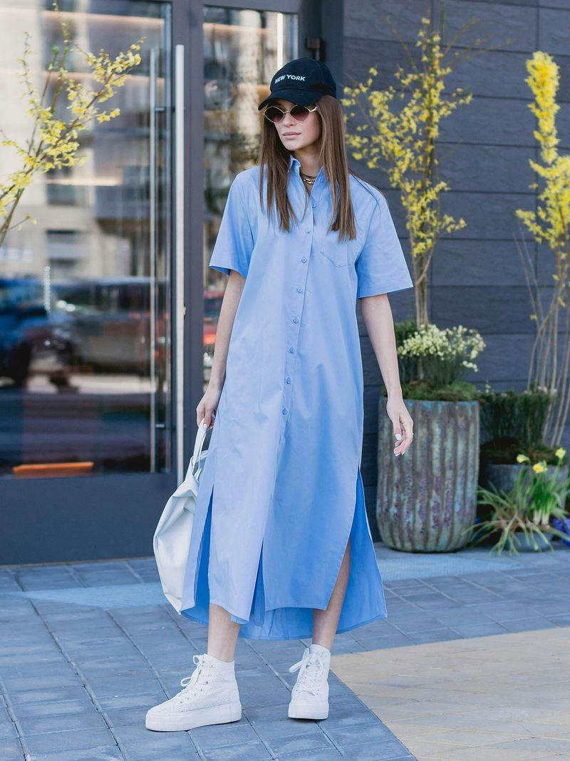 The Dress + Sneakers Combo