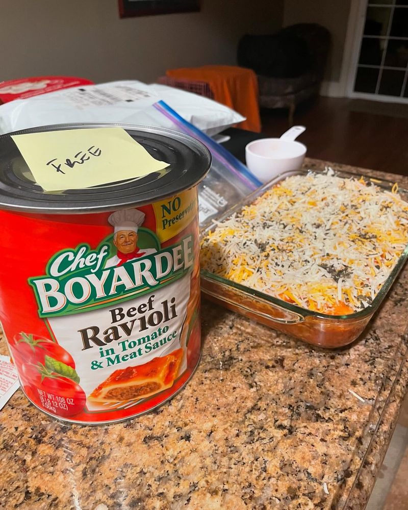 Canned Ravioli Chef Boyardee