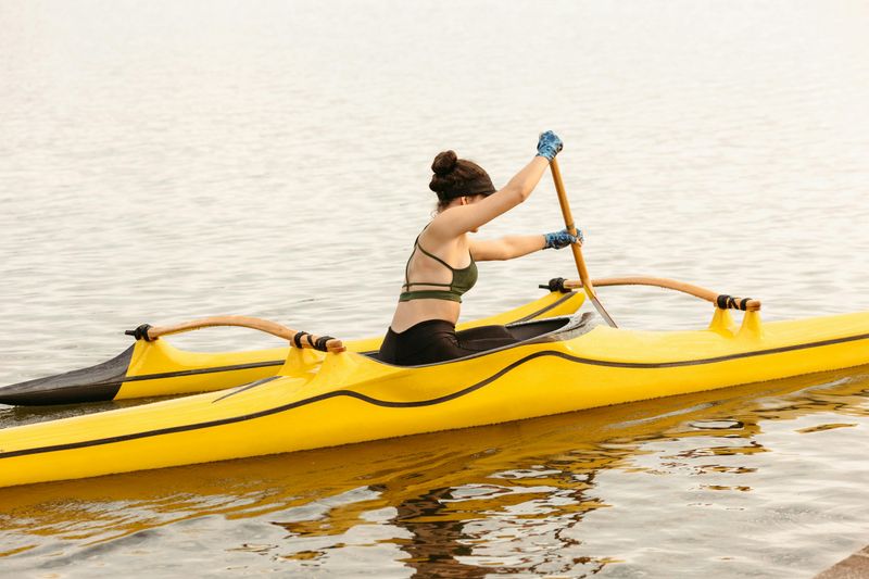 Kayaking or paddleboarding