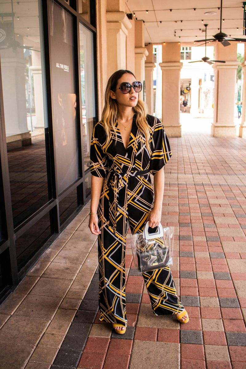 A jumpsuit (sleek, modern, confident)