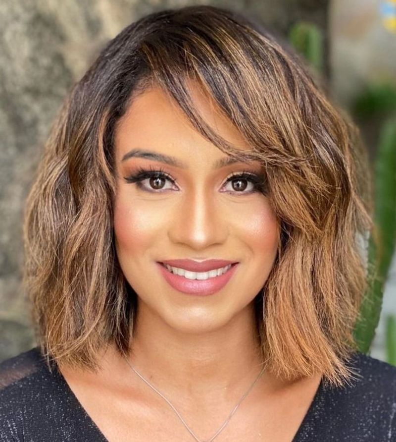Blunt Bob with Side Part