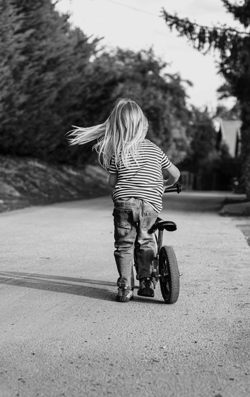 Riding Bikes Without Helmets
