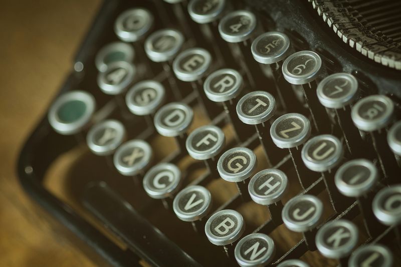 Typing Homework on a Typewriter