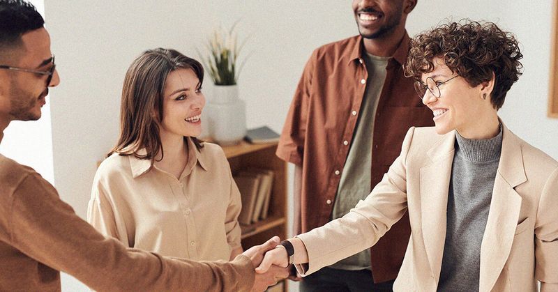 The Value of a Handshake and Eye Contact