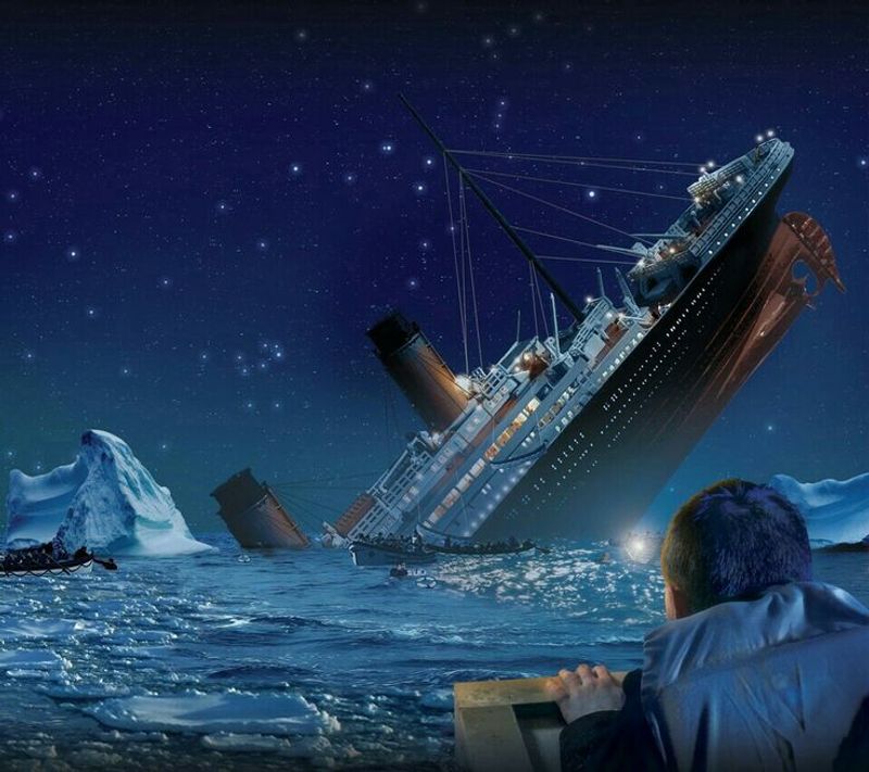 The Boat Sinks – Titanic (1997)