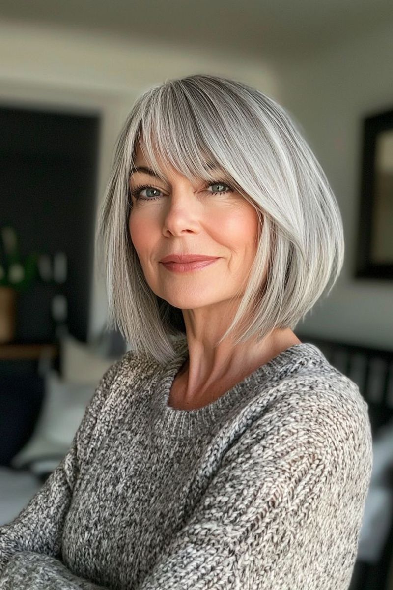 Side-Swept Bangs