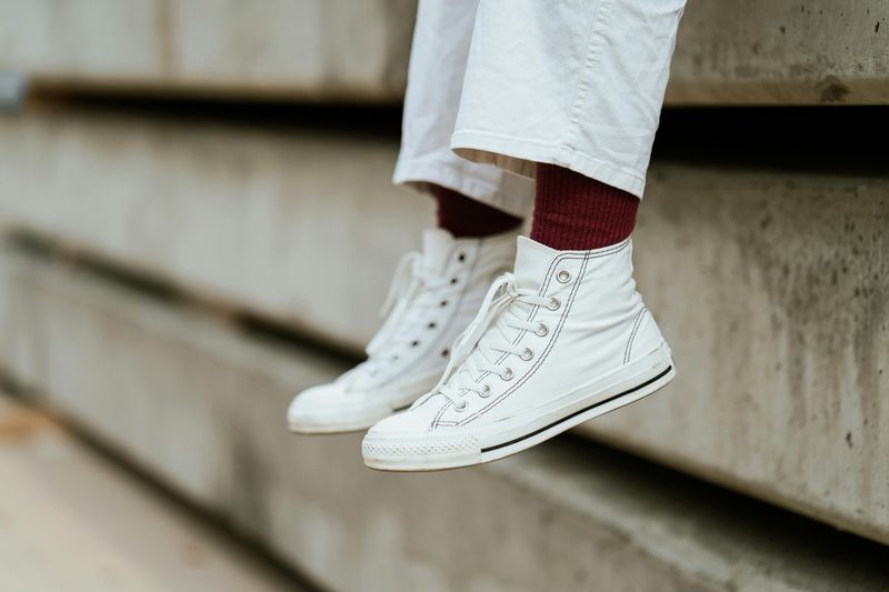 Crisp White Sneakers