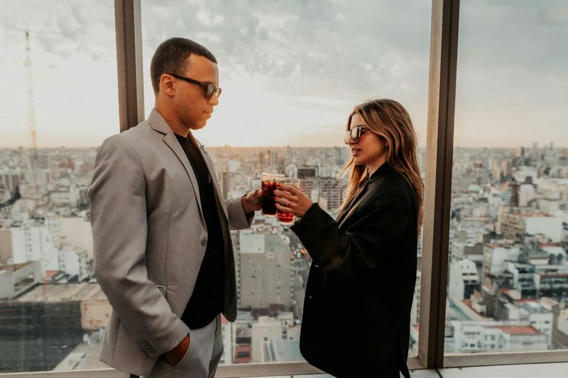 She Compliments His Outfit or New Haircut